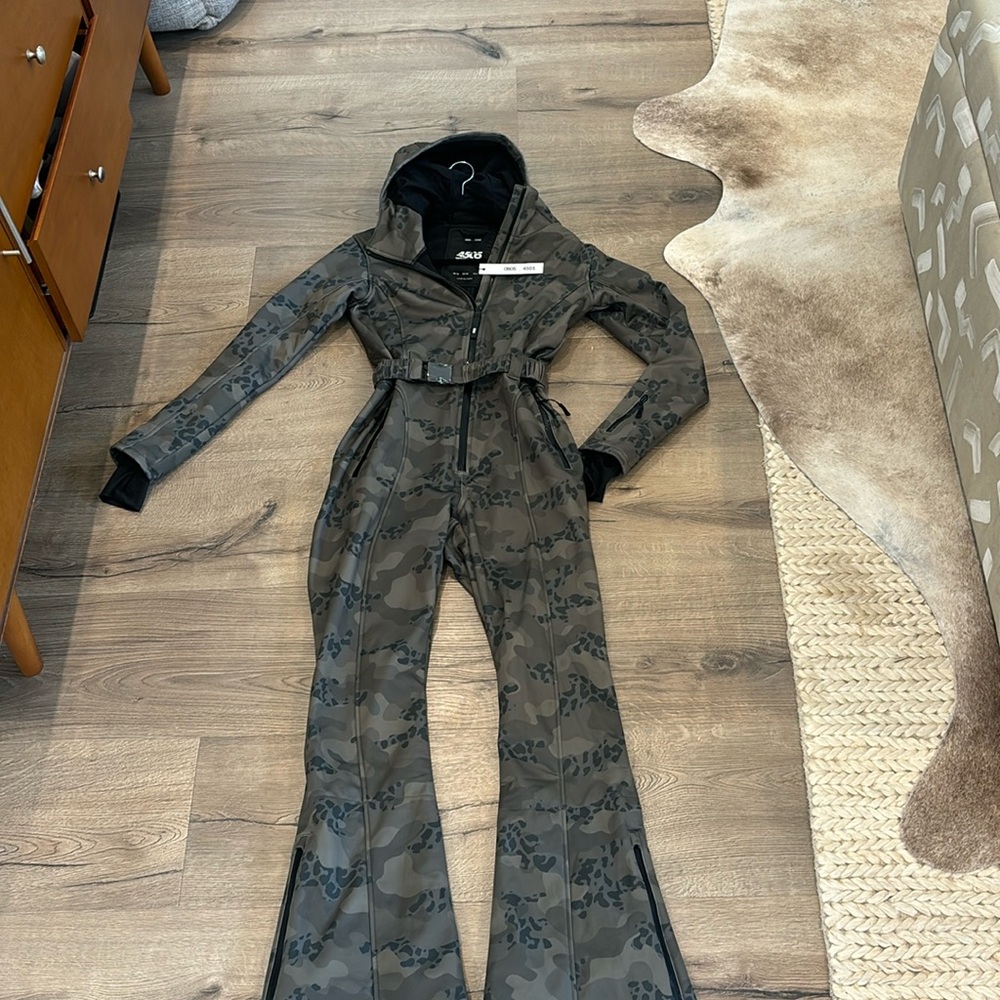 ASOS 4505 ski suit with fitted belted